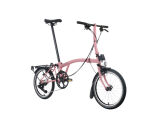Brompton C Line 12-Gang Flamingo Pink Tiefer Lenker