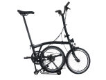 Brompton C Line 12-Gang Matt Black Hoher Lenker