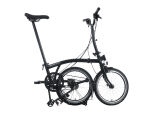 Brompton C Line 12-Gang Matt Black Mittlerer Lenker