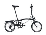 Brompton C Line 12-Gang Matt Black Mittlerer Lenker