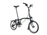 Brompton C Line 12-Gang Matt Black Mittlerer Lenker