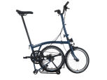 Brompton C Line 12-Gang Ocean Blue Hoher Lenker