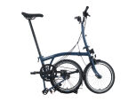 Brompton C Line 12-Gang Ocean Blue Mittlerer Lenker