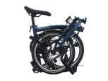 Brompton C Line 12-Gang Ocean Blue Mittlerer Lenker