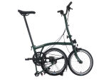 Brompton C Line 12-Gang Racing Green Hoher Lenker