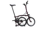 Brompton C Line 12-Gang Red Plum H-Lenker