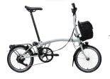 Brompton Electric C Line Lunar Ice M-Lenker