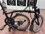 Brompton C Line 6 Gang Matt Black Schwarz Hoher Lenker