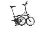 Brompton C Line 6 Gang Matt Black Schwarz Hoher Lenker