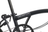 Brompton C Line 6 Gang Matt Black Schwarz Hoher Lenker