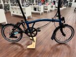 Brompton C Line 6 Gang Ocean Blue Blau Tiefer Lenker