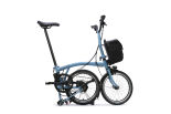 Brompton New Electric C Line (ab 13,8 kg) Cloud Metallic M-Lenker