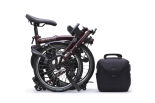 Brompton New Electric C Line (ab 13,8 kg) Plum Red H-Lenker
