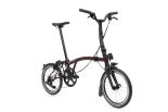 Brompton New P Line 12-Gang Red Plum Weinrot M-Lenker