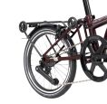 Brompton New P Line 4-Gang Red Plum Weinrot M-Lenker