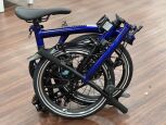 Brompton P Line 12-Gang Bolt Blue Lacquer S-Lenker