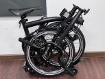 Brompton P Line 4- Gang Midnight Black Mittlerer Lenker