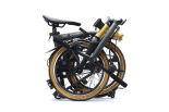 Brompton T Line Ceratec 12 Gang tiefer Lenker Black/Gold