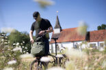 Brompton Tote Bag Medium Olive Green