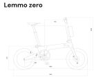Lemmo Zero Faltrad 16 Zoll silber