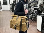 LUMABAG Bromfort Rucksack mit Seitentaschen(inkl. Rahmen)