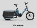 QiO Long CLAx mit Federgabel Retro Blue - Matt Finish