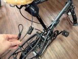 Tern Cargo Lid Lock Kabel Schloß ca 150 cm Fahrradsattel und Sattelstütze Sicherung